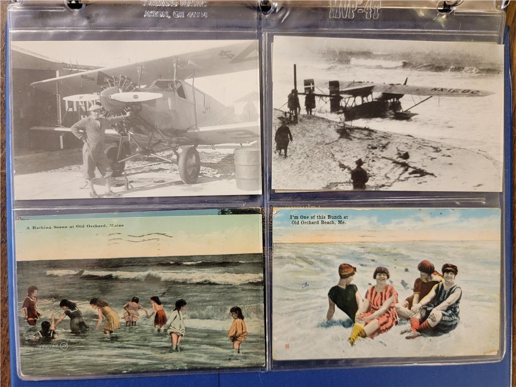 TIMED ONLINE AUCTION VINTAGE MAINE POSTCARD COLLECTION - PHOTOS Auction