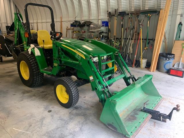 PUBLIC TIMED ONLINE AUCTION JD TRACTORS, ATTACHMENTS, KAWASAKI MULE Auction