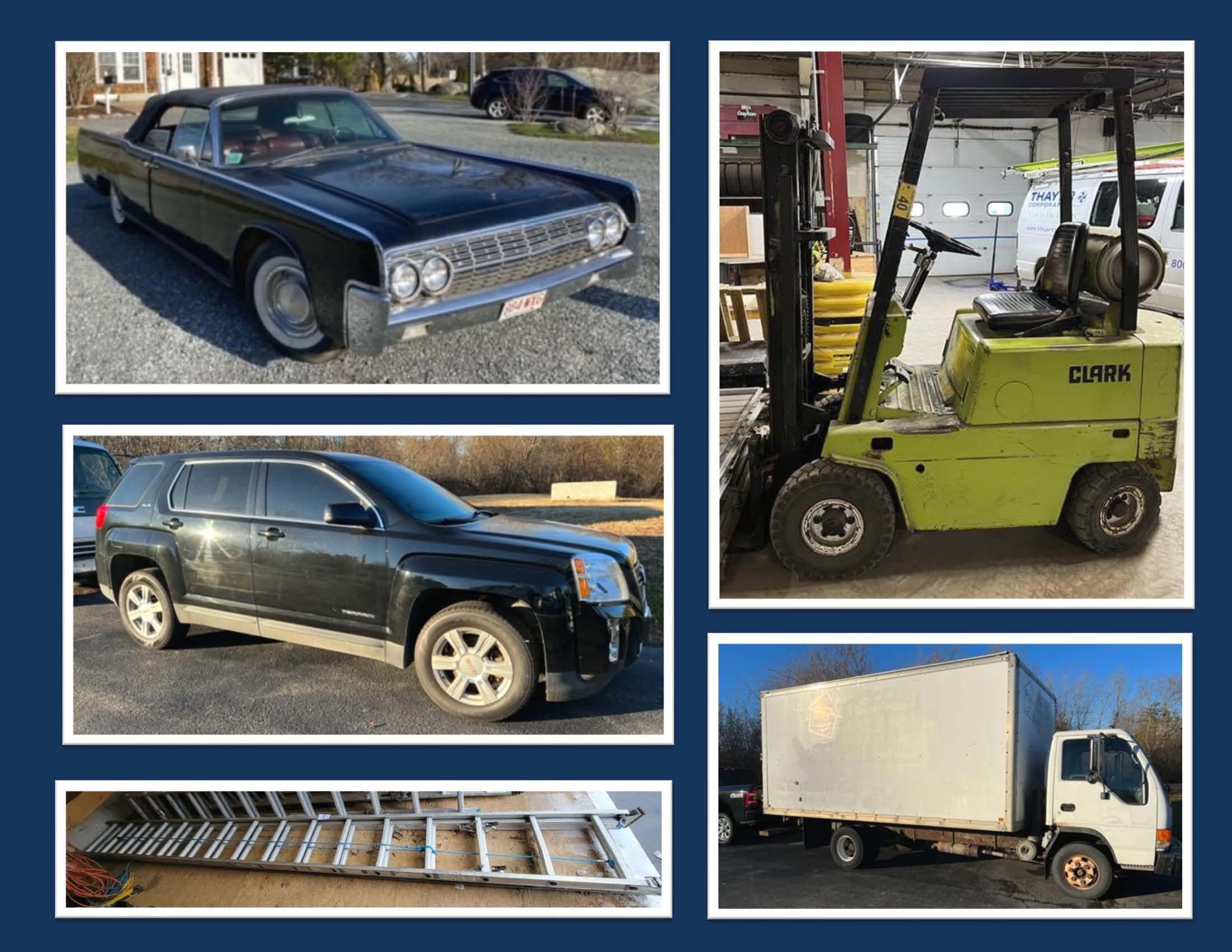 DECEMBER TIMED ONLINE AUCTIONGMC TERRAIN, ISUZU BOX TRUCK, 62 LINCOLN Auction