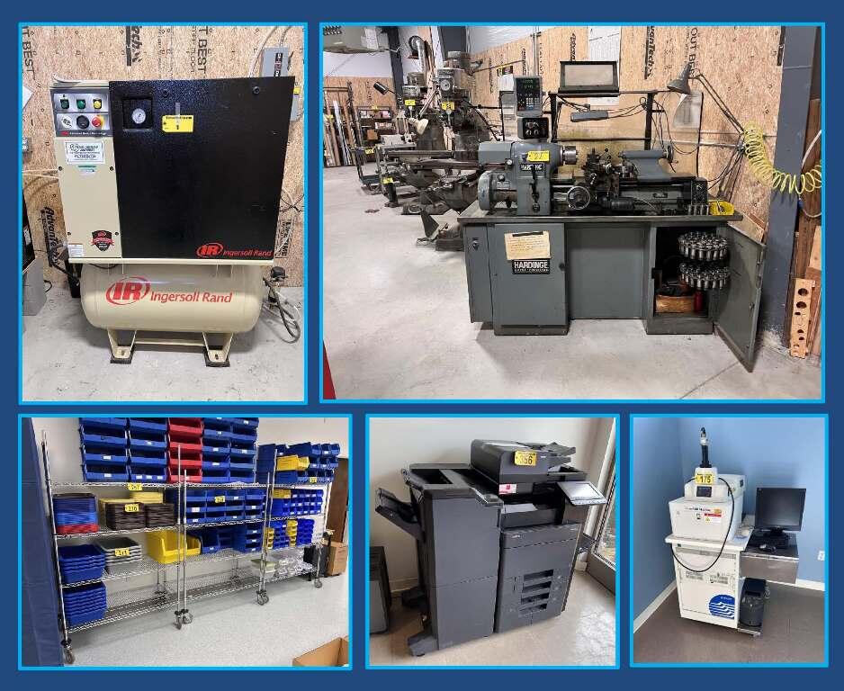 PUBLIC TIMED ONLINE AUCTION MACHINE SHOP, AUDIO ELECTRONICS, LAB Auction