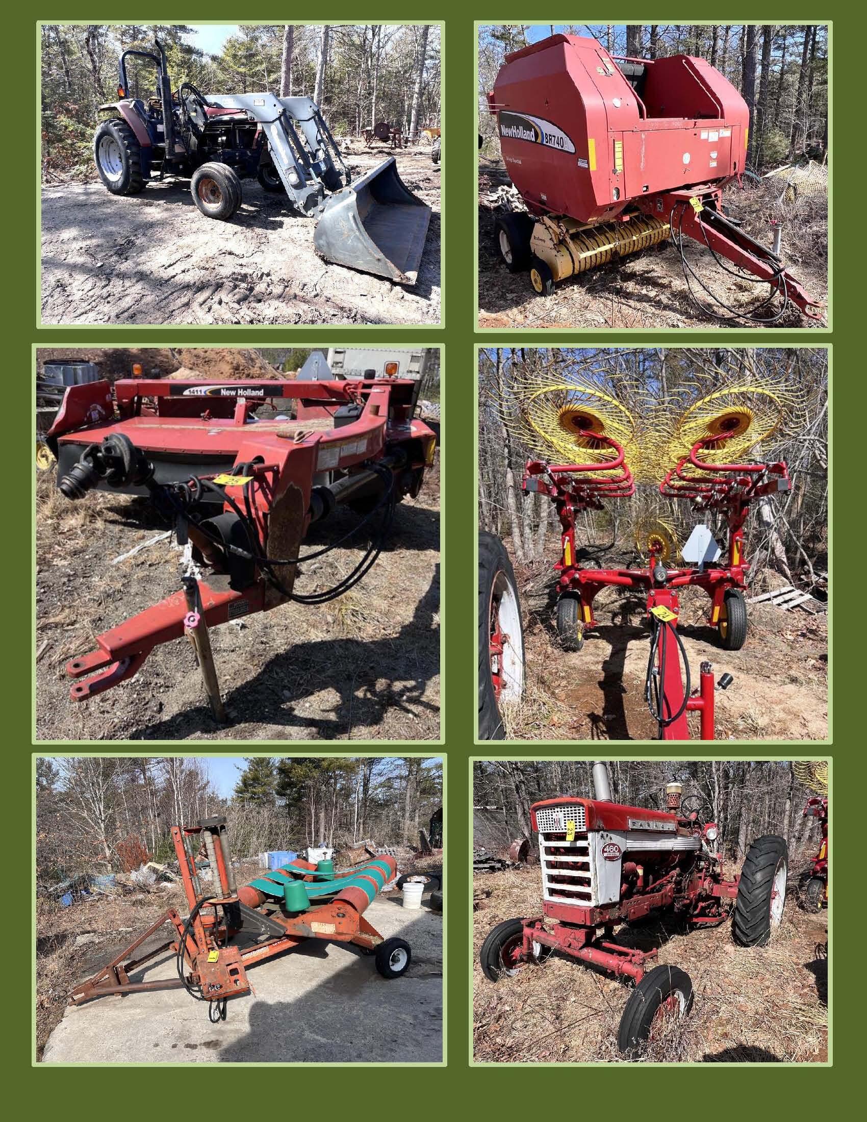 PUBLIC TIMED ONLINE AUCTION HAY EQUIPMENT - TRACTORS - TRAILERS Auction