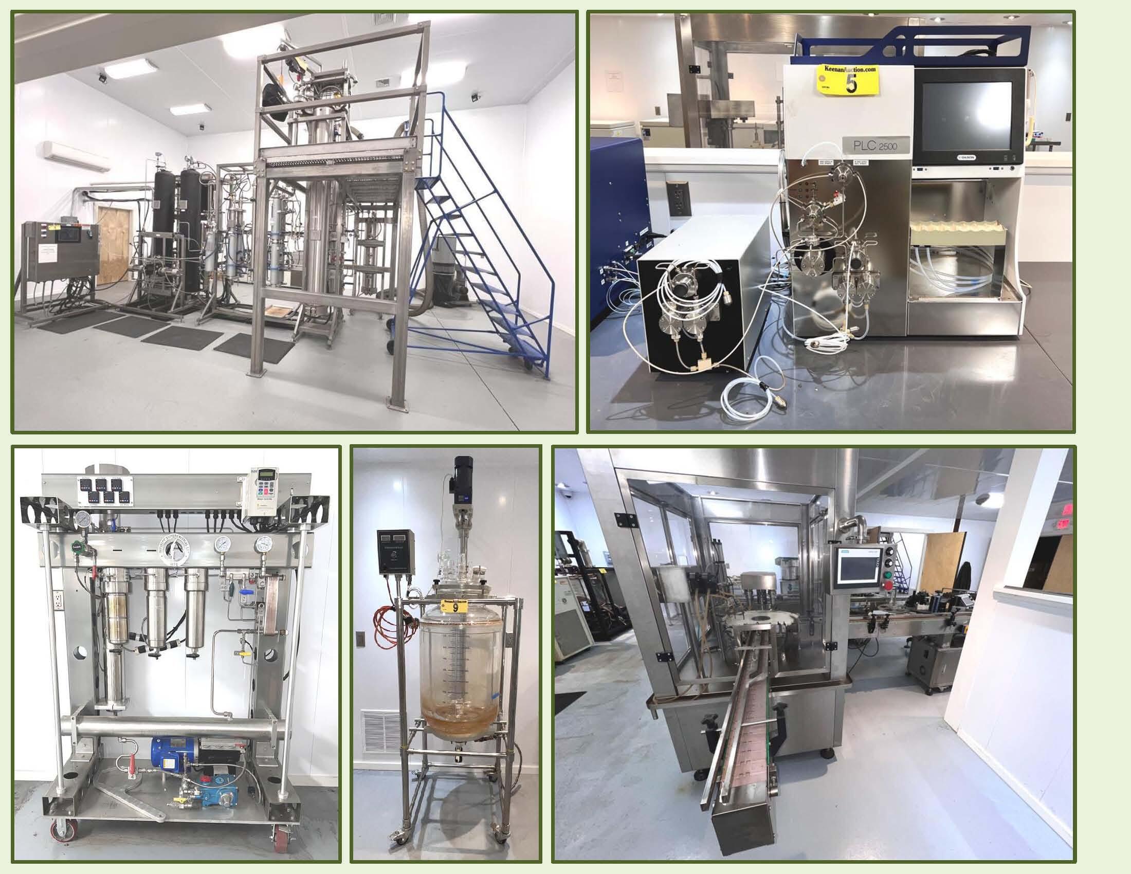 PUBLIC TIMED ONLINE AUCTION CBD EXTRACTION EQUIPMENT, LAB, REFRIGERATION Auction