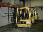 (3) TRUCKS  (9) TRAILERS  (12) FORKLIFTS - 3,208 ft. PALLET RACKING  - MACHINE SHOP EQUIPMENT</ Auction Photo