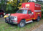 1982 Dodge 200 4wd Service Truck, Plow Auction Photo