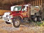 2003 Int'l 7300 Elkin Mobile Mixer Truck Auction Photo