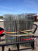 (25) 3-shelf grid racks Auction Photo