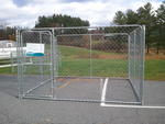 DOG KENNEL, 10 X 10 X 6H, GATE Auction Photo
