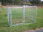 DOG KENNEL, 8 X 6 X 4H, GATE Auction Photo