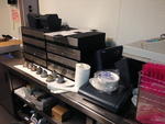 Late Model Restaurant & Lounge Equipment - Audio & Support Equipment - Bookstore Fixtures  Auction Photo