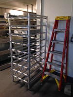 Late Model Restaurant & Lounge Equipment - Audio & Support Equipment - Bookstore Fixtures  Auction Photo