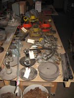 (2) BOX TRUCKS, CRANE TRUCK, STORAGE CONTAINER, DONZI POWERBOAT Auction Photo