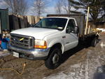 2001 FORD F550 XL SUPER DUTY DIESEL FLATBED
