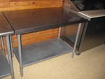 Stainless steel table Auction Photo