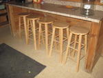 (5) Hardwood Stools Auction Photo