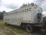 1995 EBY ALUMINUM CATTLE TRAILER