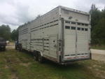 1995 EBY ALUMINUM CATTLE TRAILER Auction Photo