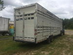 1995 EBY ALUMINUM CATTLE TRAILER Auction Photo