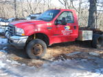 2002 FORD F550 XL SUPER DUTY SINGLE AXLE DUMP
