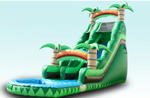 18' Tropical Water Slide