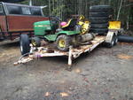 TILT/ ROLL BACK LOW PROFILE CAR TRAILER Auction Photo