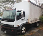 1997 GMC T6500 W/ 18FT. ALLVAN CURTAINSIDER