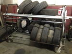 PORTABLE TIRE RACK Auction Photo