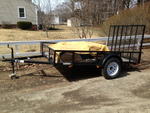 2013 SINGLE AXLE LANDSCAPE TRAILER Auction Photo