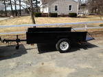 BRI-MAR SINGLE AXLE UTILITY TRAILER Auction Photo