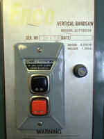 ENCO MODEL: 01712009 VERTICAL BANDSAW Auction Photo
