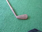 ANTIQUE WOODEN GOLF CLUB Auction Photo