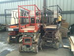 JLG TELEHANDLERS - FORKLIFTS - SCISSOR LIFTS - EXCAVATOR - BUILDING MATERIALS Auction Photo