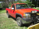 2001 GMC 2500HD DURAMX 4WD PLOW TRUCK