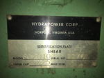 HYDRAPOWER SO-2010 HYDRAULIC SHEAR Auction Photo