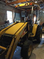 2005 John Deere 110 4wd tractor loader backhoe