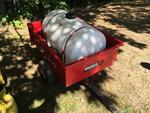 65-GAL ELEC SPRAYER  ON TRAILER