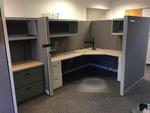 TIMED ONLINE AUCTION MODULAR WORKSTATIONS, SEATING, OFFICE FURNITURE  Auction Photo