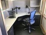 TIMED ONLINE AUCTION MODULAR WORKSTATIONS, SEATING, OFFICE FURNITURE  Auction Photo