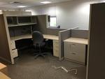 TIMED ONLINE AUCTION MODULAR WORKSTATIONS, SEATING, OFFICE FURNITURE  Auction Photo