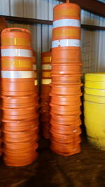 CONSTRUCTION BARRELS Auction Photo