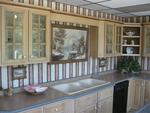 GLENWOOD CABINETRY BIRCH, TAUPE STAIN Auction Photo