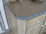 TRIPLE CUSTOM COUNTERTOP W/ CORIAN EDGES Auction Photo