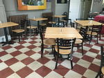  SINGLE PEDESTAL TABLES & CHAIRS Auction Photo