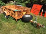 SINGLE AXLE UTILITY TRAILER Auction Photo