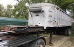 28FT ALUMINUM DUMP TRAILER W/ PLASTIC LINER Auction Photo