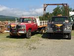 1988 DODGE PLOW TRUCK & 1987 CHEVY SUBURBAN PLOW VEHICLE