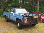 1984 CHEVROLET 2500 4WD REG CAB PICKUP 74K, PLOW