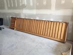 12FT OAK GLASS RACK
