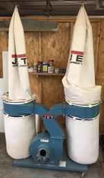 TIMED ONLINE AUCTION WOODWORKING EQUIPMENT - 2014 JD D140 TRACTOR Auction Photo