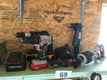 PORTER CABLE & RYOBI CORDLESS TOOLS Auction Photo