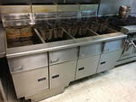 RESTAURANT EQUIPMENT (136) BAR STOOLS  (126) CHAIRS  (62) TABLES (14) TV'S  REFRIGERATION     Auction Photo